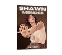 GFUWEWQEGUU Shawn Mendes Posters Aesthetic Wall Art Decorative Painting Poster Decor Vintage Canvas for Living Room Bed Room 24x36inch(60x90cm) Frame-style