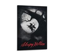 GFUWEWQEGUU Sleepy Hollow Movie Posters Aesthetic Wall Art Decorative Painting Poster Decor Vintage Canvas for Living Room Bed Room 20x30inch(50x75cm) Frame-style