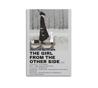 GFUWEWQEGUU The Girl from The Other Side Posters Aesthetic Wall Art Decorative Painting Poster Decor Vintage Canvas for Living Room Bed Room 24x36inch(60x90cm) Unframe-style