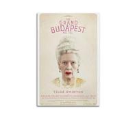 GFUWEWQEGUU The Grand Budapest Hotel Posters Aesthetic Wall Art Decorative Painting Poster Decor Vintage Canvas for Living Room Bed Room 16x24inch(40x60cm) Unframe-style
