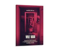 GFUWEWQEGUU The Wolf Hour Posters Aesthetic Wall Art Decorative Painting Poster Decor Vintage Canvas for Living Room Bed Room 12x18inch(30x45cm) Frame-style