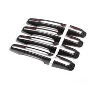 GFVFGNLNNA for Jaguar for E-PACE XE XF XFL for F-Pace Exterior Side Door Handle Cover Trim(Carbon Fiber Texture)