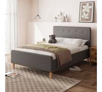 Gfw Ashbourne 135Cm Ottoman Double Dark Grey