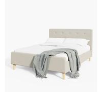 GFW Ashbourne King Natural Fabric Bed Frame