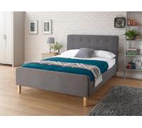 GFW Ashbourne Bed in Grey | Size: Single GFW Grey Single