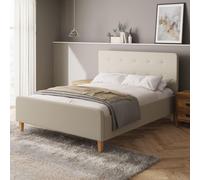 GFW Ashbourne Ottoman Storage Bed in Natural | Size: King GFW Natural King