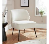 GFW Ava Velvet Accent Chair - Cream