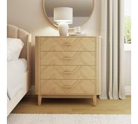GFW Axel 4 Drawer Chest - Oak