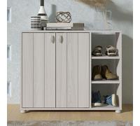 GFW Bideford Shoe Cabinet in Grey GFW Grey