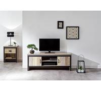 GFW Boston 2 Door TV Unit - Natural