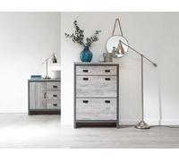 Boston 2 Tier 1 Drawer Shoe Cabinet, Grey