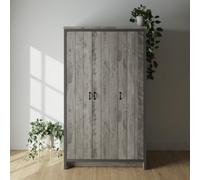 Gfw Boston 3 Door Wardrobe Grey