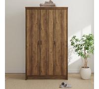 Gfw Boston 3 Door Wardrobe Knotty Oak