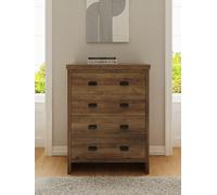 Gfw Boston 4 Drawer Chest Of Drawers Knotty Oak
