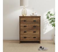 Gfw Boston 4 Drawer Chest Of Drawers Knotty Oak