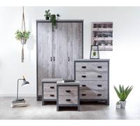 GFW Boston 4 Piece Bedroom Set in Grey GFW Grey