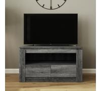 GFW Canyon 2 Drawer TV Unit - Grey