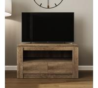 GFW Canyon 2 Drawer TV Unit in Brown GFW Brown