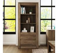 Gfw Canyon Oak Bookcase Grey Oak
