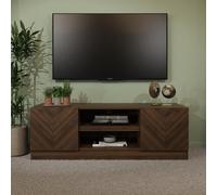 Gfw Catania 2 Door Tv Unit Royal Walnut