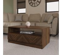 Gfw Catania Coffee Table Royal Walnut, Brown