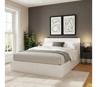 Hamburg Faux Leather Ottoman Storage Bed Frame