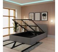 Gfw End Lift Ottoman Bed 135Cm Double Grey