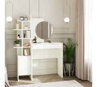 GFW Freyja 1 Drawer Dressing Table - White