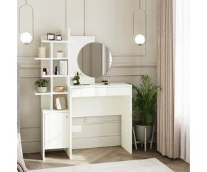 GFW Freyja 1 Drawer Dressing Table - White