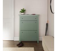 GFW Garrucha Deluxe Shoe Cabinet Dowager Green, Green