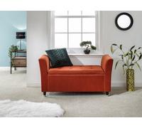 Genoa Window Seat Russet, Orange