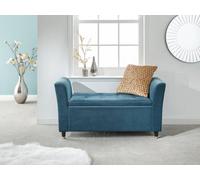 Gfw Genoa Velvet Window Seat Teal