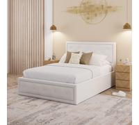 GFW Hollywood Ottoman Storage Bed in White | Size: King GFW White King