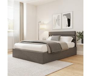 Gfw Hudson End Lift Ottoman Bed King Grey