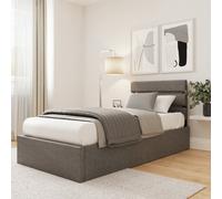 Hudson End Lift Ottoman Bed GFW Grey Single