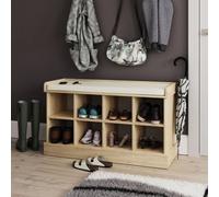 Gfw Kempton Open Shoe Bench Oak