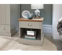 Gfw Kendal 1 Drawer Bedside Grey