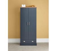 GFW Kendal 2 Door 1 Drawer Wardrobe