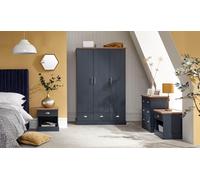 GFW Kendal 4 Piece Bedroom Set in Dark Blue GFW Dark Blue