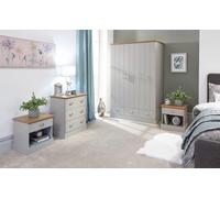 GFW Kendal 4 Piece Bedroom Set in Grey GFW Grey