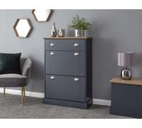 Kendal Deluxe Shoe Cabinet - Slate