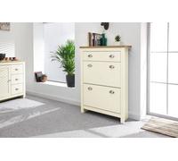 Gfw Lancaster 2 Door 1 Drawer Shoe Cabinet Cream