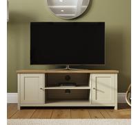 GFW Lancaster 2 Door 55 Inch TV Unit - Cream