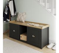 Lancaster 2 Door Shoe Bench GFW Black One Size