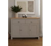 Gfw Lancaster 3 Door, 2 Drawer Sideboard Grey