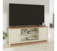 GFW Lancaster Coffee Table With Shelf and TV Unit - Cream