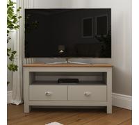 GFW Lancaster Corner TV Unit in Grey GFW Grey