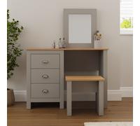 GFW Lancaster Dressing Table Set in Grey GFW Grey