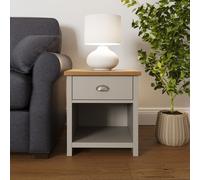 GFW Lancaster Lamp Table - Grey, Grey