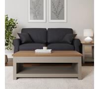 GFW Lancaster Lift Up Coffee Table in Grey GFW Grey